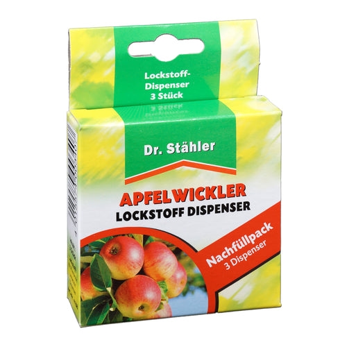 Apfelwickler Pheromon-Lockstoff Nachfüllpack: Effektiver Schutz für Obstbäume: 3 Dispenser Image