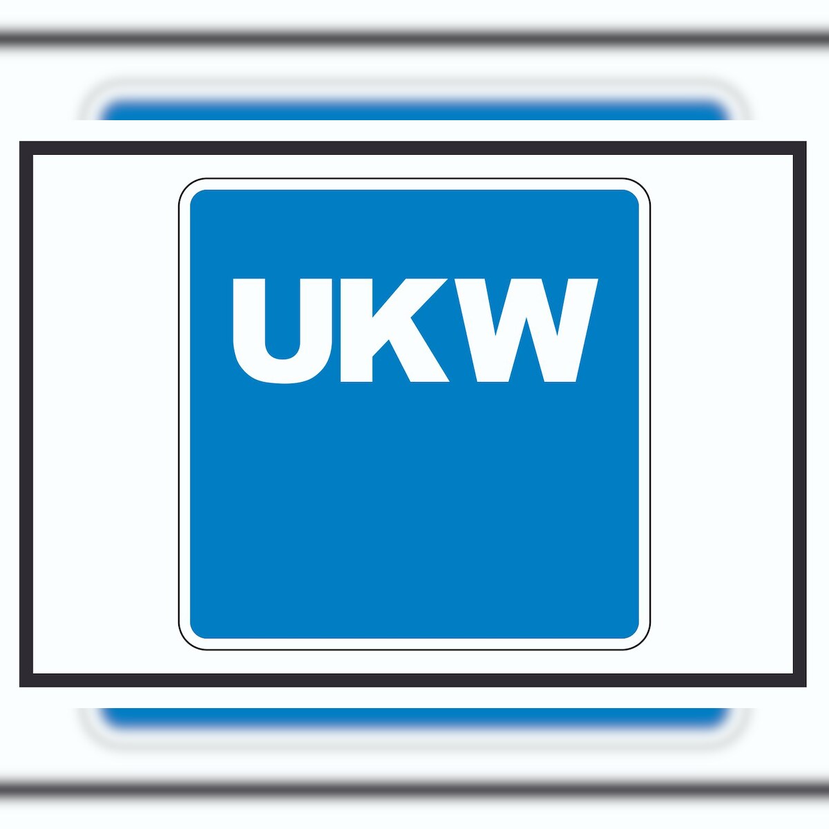 HB-Druck Nautischer Informationsfunk (mit Kanal) Symbol Schild A3 Rückseite selbstklebend Image