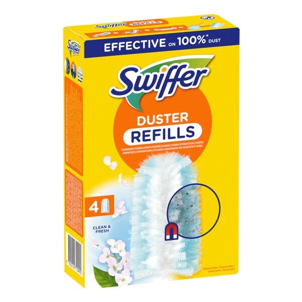 Swiffer 4er-Pack Nachfülltücher mit Duft für Duster Staubmagnet Image