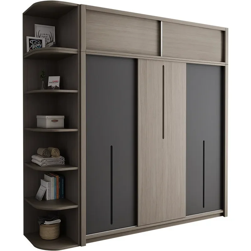 Modulares Hotel, vollständiger Luxus-Schlafzimmer-Aufbewahrungsschrank, Möbel, moderne Kleiderschränke aus Holz, selbstinstallation