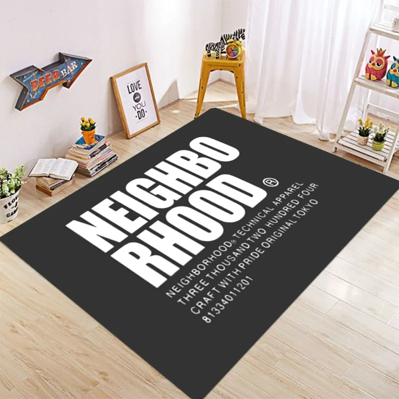 NBHD Badezimmer-Bodenmatte, Zuhause, Toilette, rutschfeste Matte, Retro, ölbeständiger Teppich, japanische Heimdekoration, Teppich, Haushalt, Küche Image