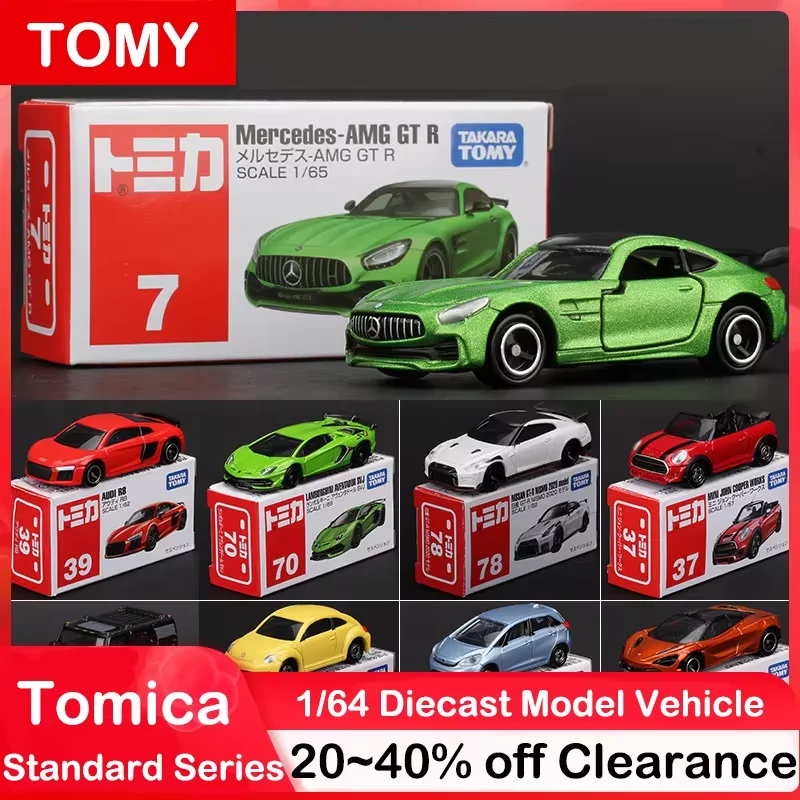 Tomica Spielzeugautos Mini-Druckguss-Legierung Modellauto Metall Sportfahrzeuge Verschiedene Stile Geschenke für Kinder Hobby-Kollektion