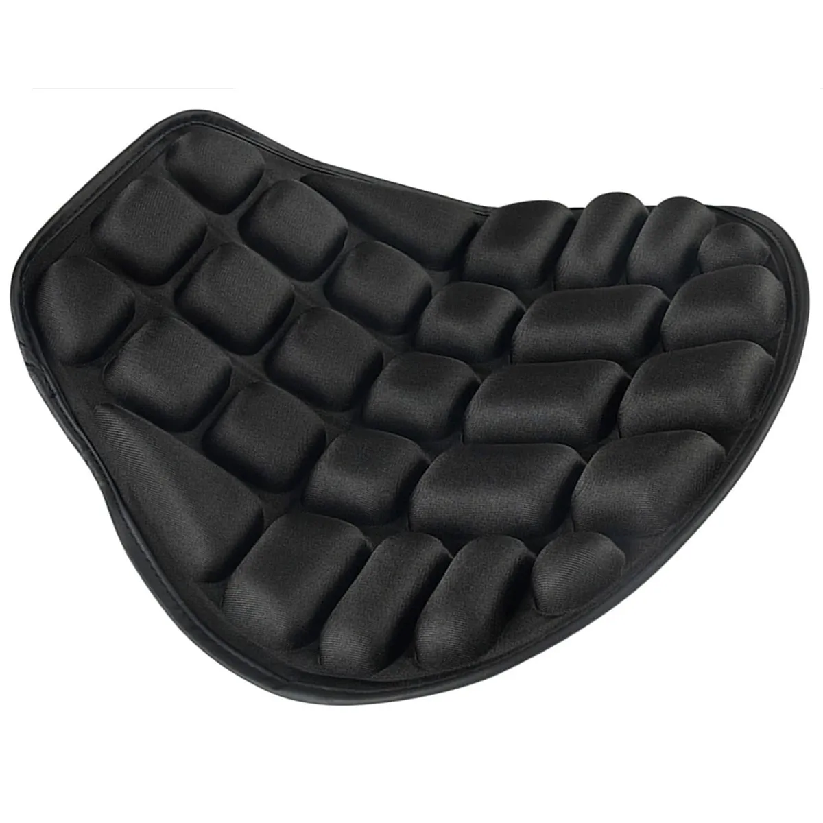Schwarz Motorrad Sitzkissen EVA Schaum Anti-slip Motorrad Gel Sitzkissen Moto Druckentlastung Fahrt Sitz Pad Moto Zubehör
