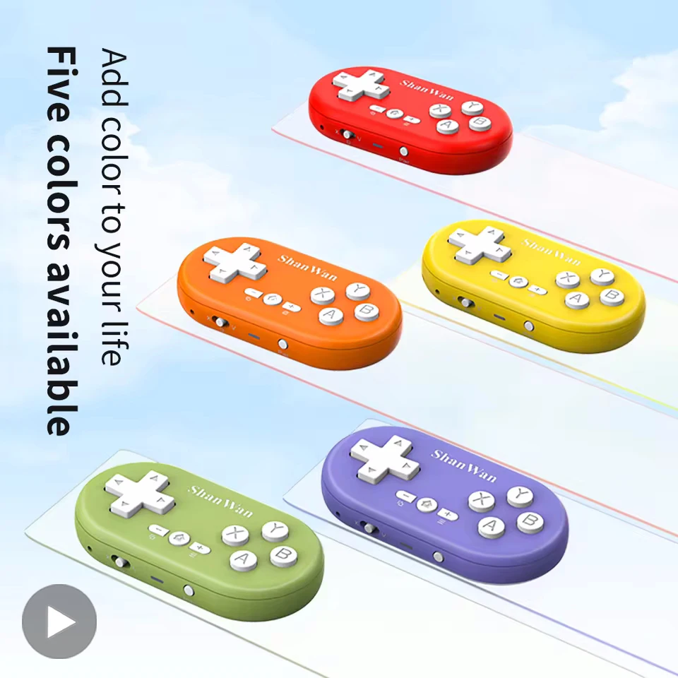 Mini Gamepad Gaming Control Bluetooth Für iPhone Android PS4 PS3 Schalter Xbox Mobile IOS PC TV Controller Wireless Game Pad Telefon Image