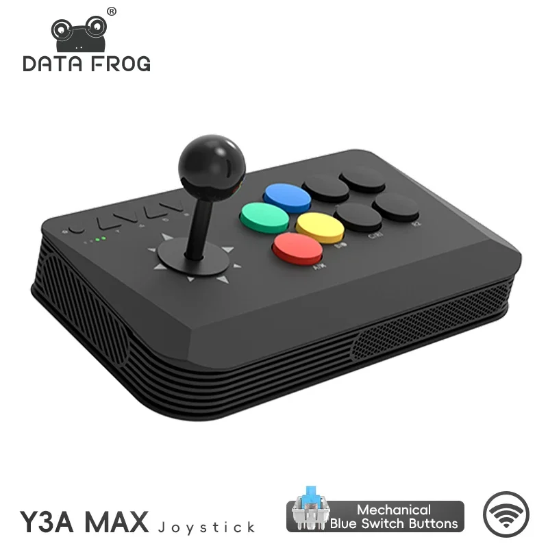 Data Frog Wireless Y3A Max Arcade Joystick Universal Fight Stick für PC TV Box Windows M8 Retro Kampfspiele Controller Image