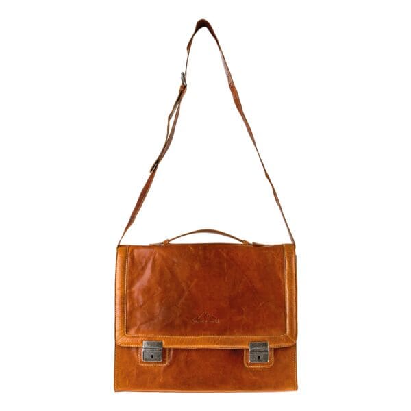 Alpenleder Tasche »BUCHBINDER II« 38.1 cm (15 Zoll) braun, 40x32x9 cm Image
