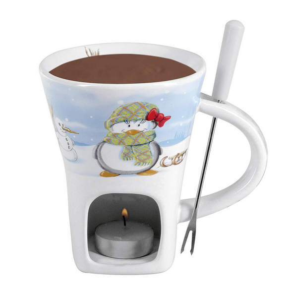 Schokoladenfondue-Set „Pinguin“ 3-teilig NOUVEL Image