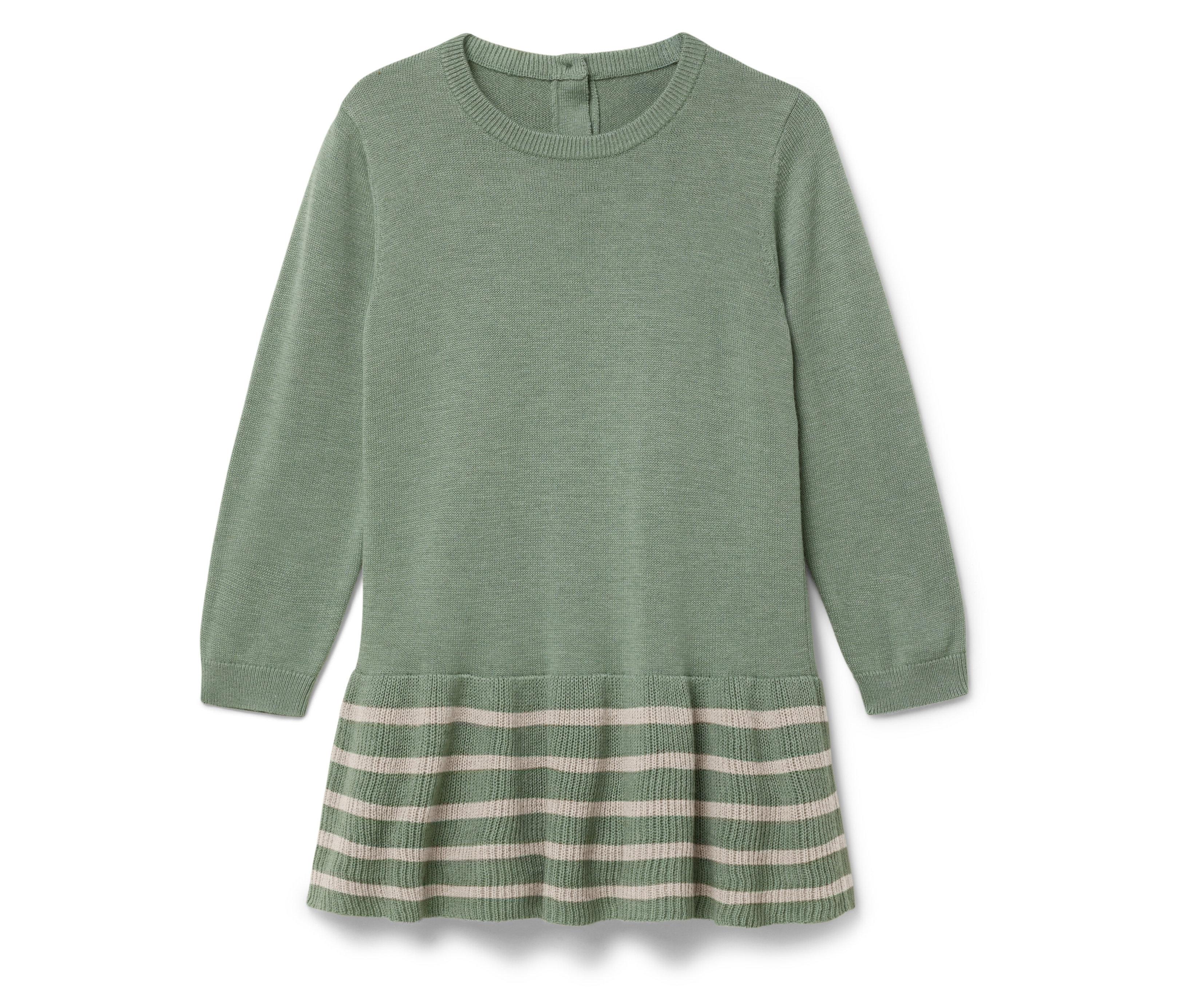 Tchibo - Kinder-Strickkleid mit RWS-zertifizierter Wolle - Mädchen - Gr. 110/116 - beige