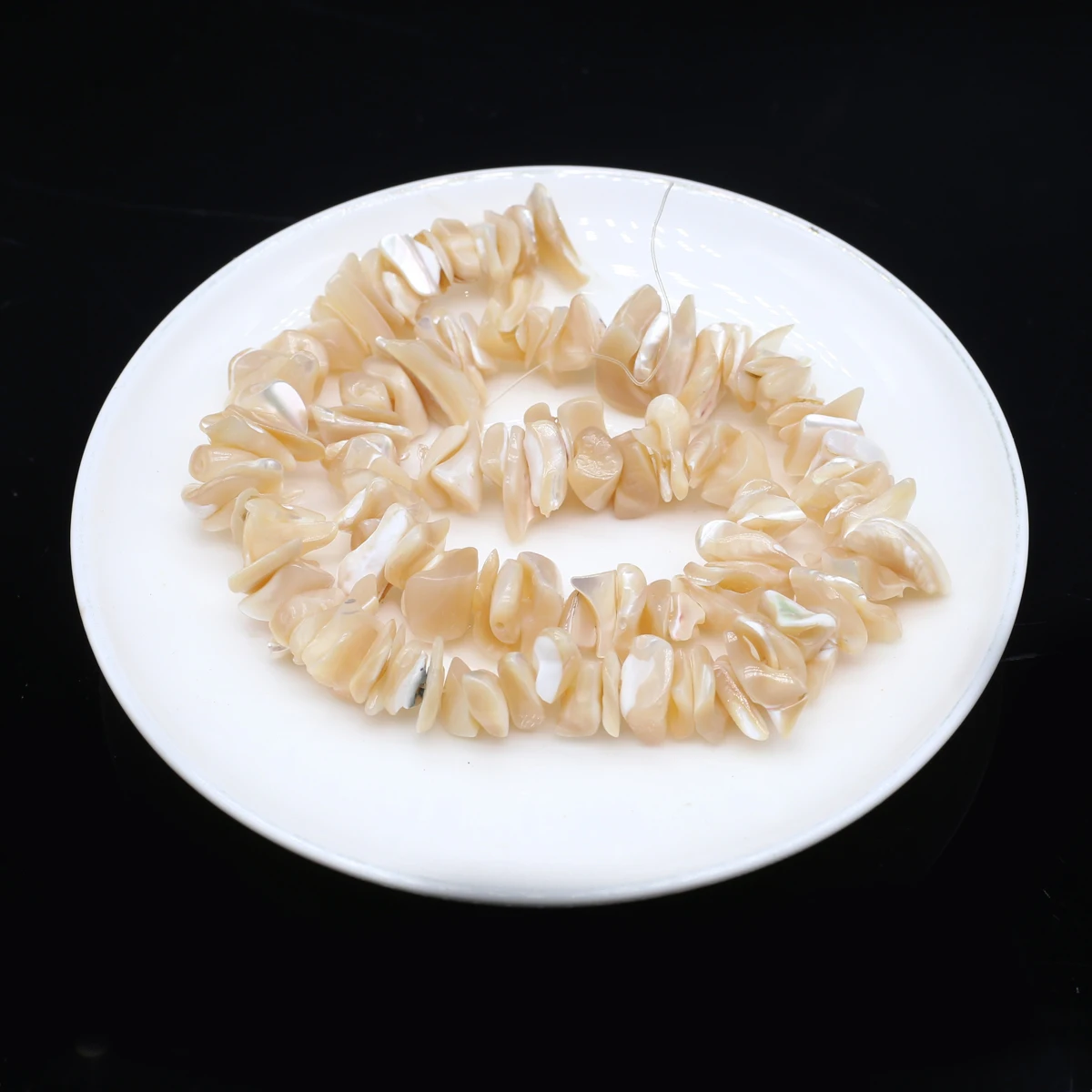 16-18mmGelb Unregelmäßige Shell Natürliche Süßwasser Perle Exquisite Schmuck Machen DIY Halskette Armband Ohrringe Zubehör Frauen Geschenk Image