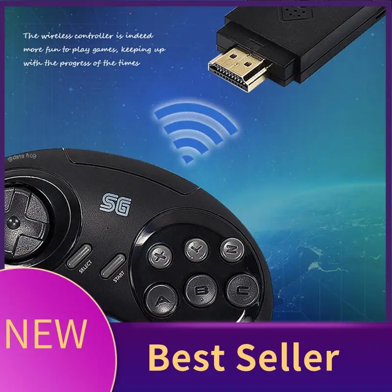 HFES Y2 SG Retro Wireless Videospielkonsole für Sega Mega Drive 2 für Sega NES Videospiel-Controller