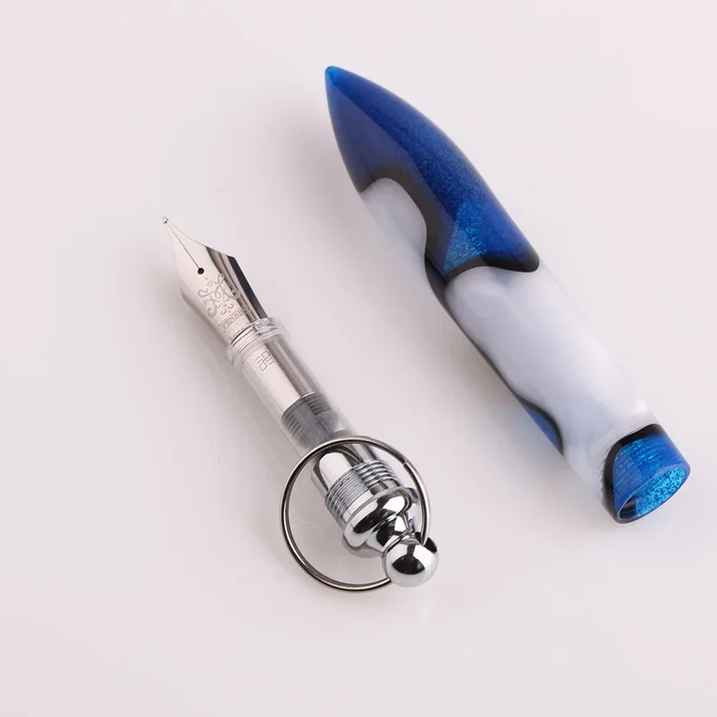Original Penbbs 353 Füllfederhalter-Feder-Set, Kalligraphie, Naginata, Acrylspitze, rund, Schleifen, F-Punkt, M, ersetzt extra fein Image