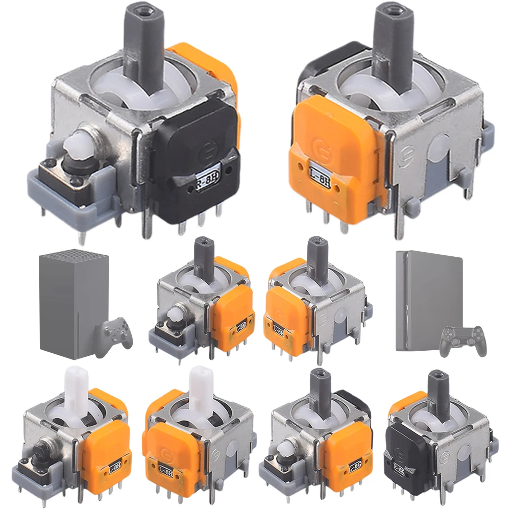 Remplacement du capteur de Joystick analogique de Joystick 2 pièces Module de Joystick de contrôleur de jeu de Joystick analogique 3D pour PS4/PS5/Xbox/Switch Pro