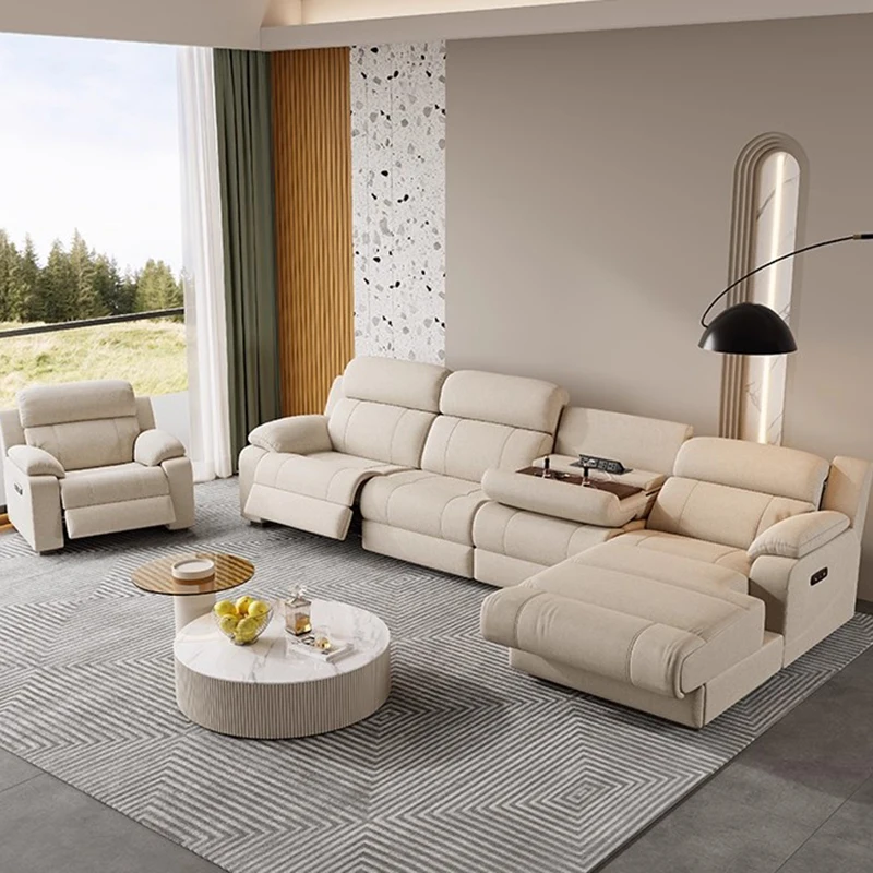 Italienische moderne Sofas, Stoffsessel, umwandelbare Schlafzimmer-Sofas, elegante elektrische Muebles Para El Hogar Wohnmöbel