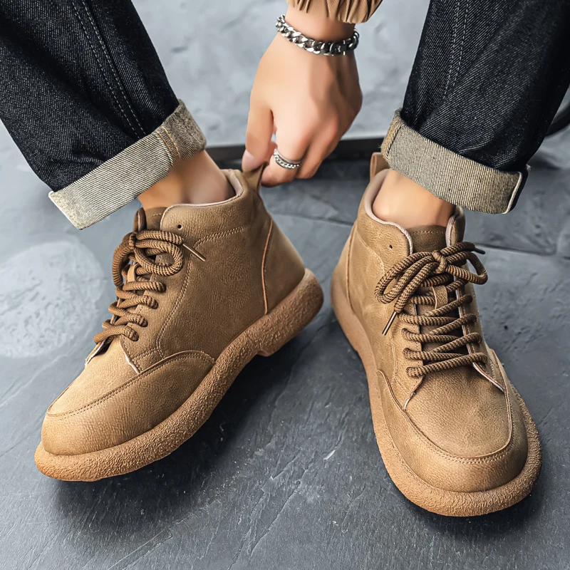 Herren Run Sneaker Walking Lederschuhe Jugend Casual Cricket Schuhe Mode Trend Board Schuhe Komfort Skateboard Schuhe