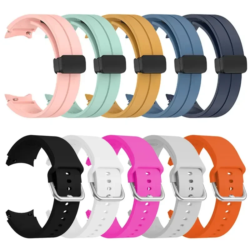 20mm Band für Samsung Galaxy Uhr 7/6/5/4/44mm 40mm 5 Pro 45mm Silikon Armband Correa Galaxy Uhr 6 klassische 47mm 43mm Armband Image