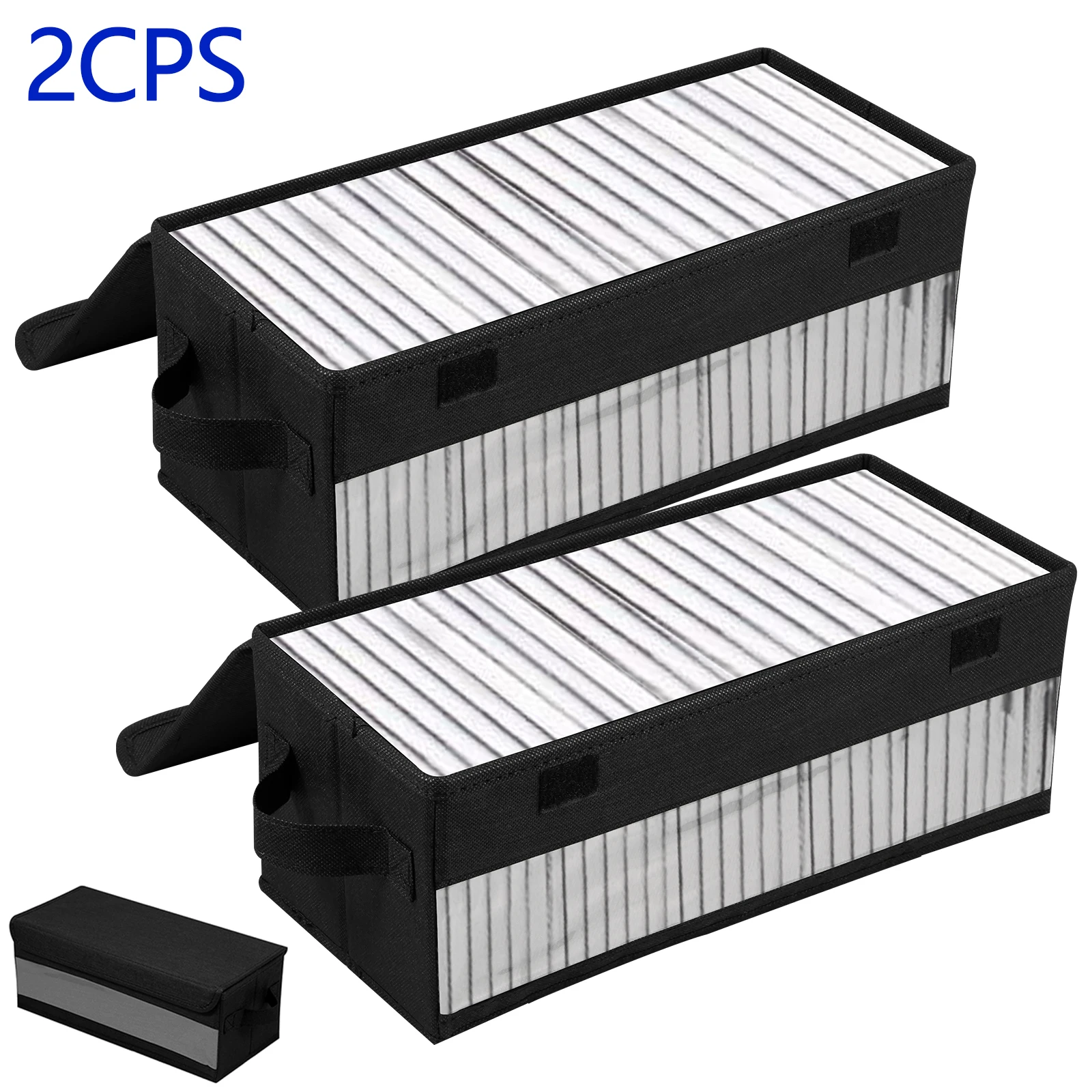 CD-Paket mit großer Kapazität, tragbare CD-DVD-Hülle, Aufbewahrungstasche aus Vliesstoff mit Deckel für Zuhause, Büro, Auto, CD-Box, Zubehör