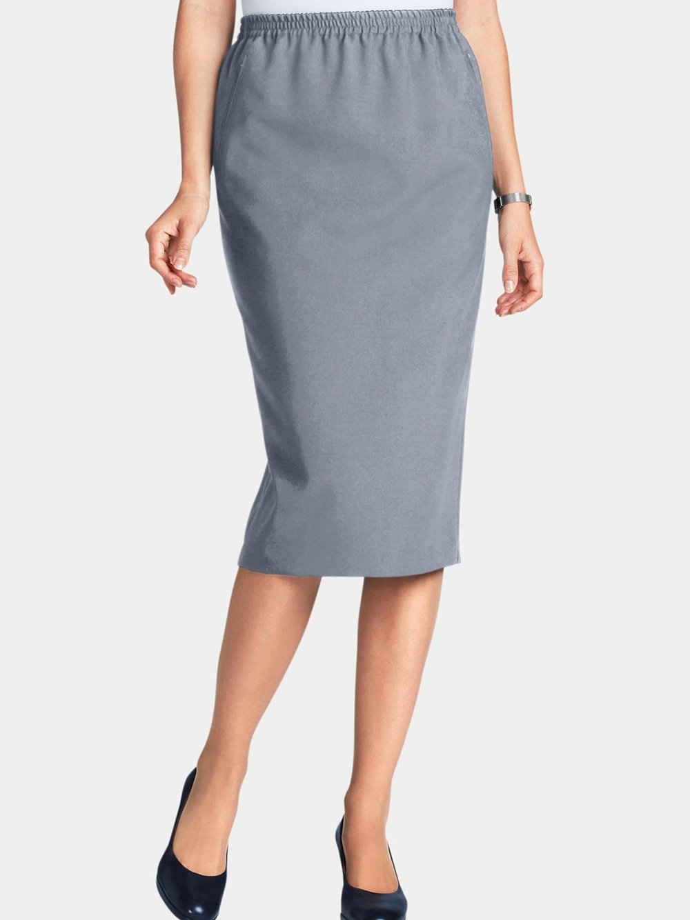 Goldner Enge Röcke Uni/Melange Damen silber, 50 Image