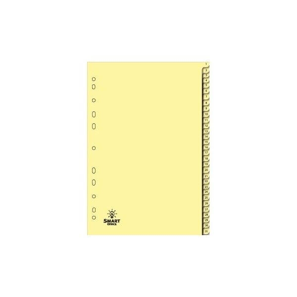 SMARTD SMART OFFICE Registerkarten nummeriert 1 bis 31 (A4) Image