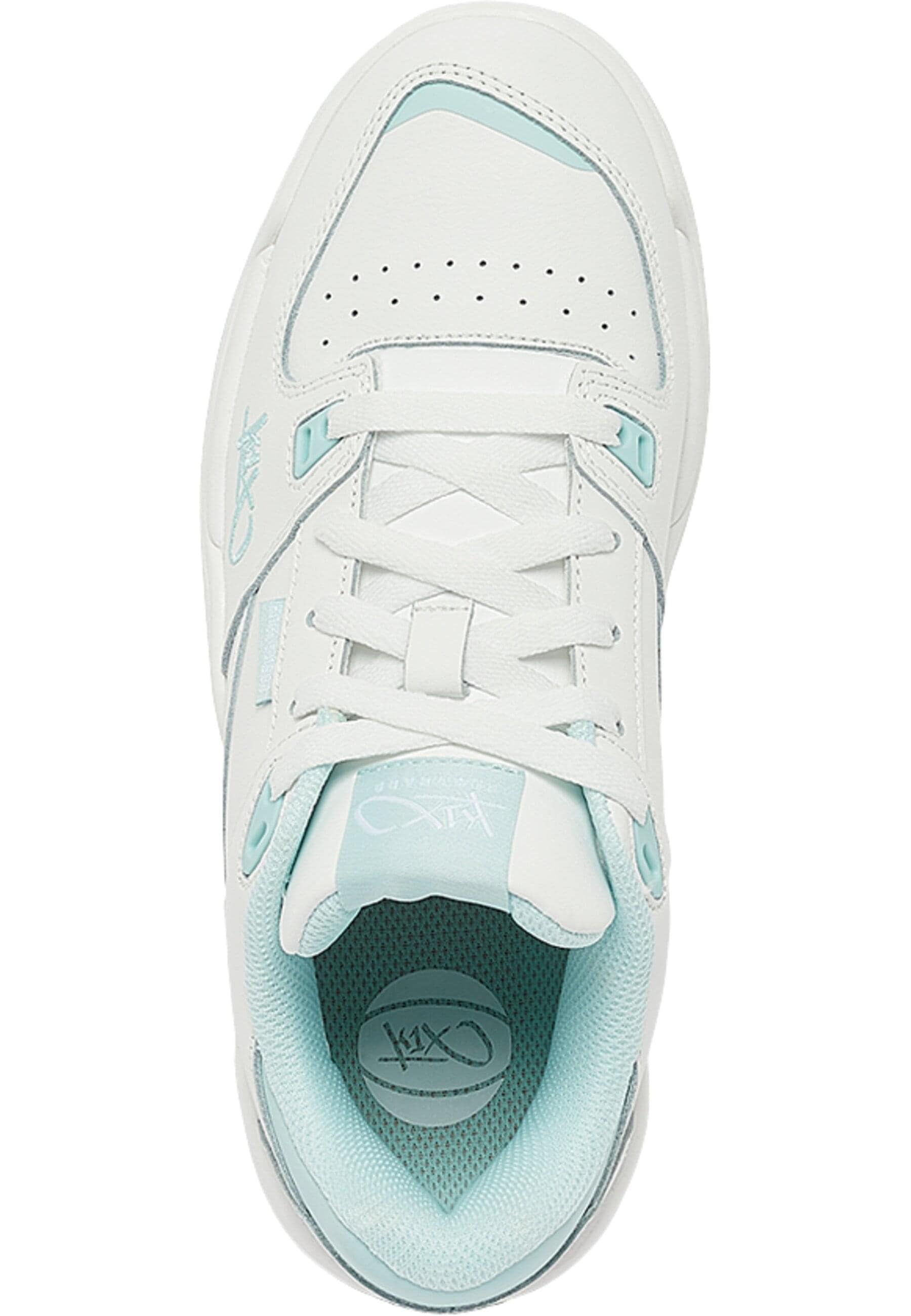 Trainingsschuh K1X "K1X Damen K1XFWW000014 K1X Glide", Gr. 38,5, weiß, mint, Leder, Schuhe