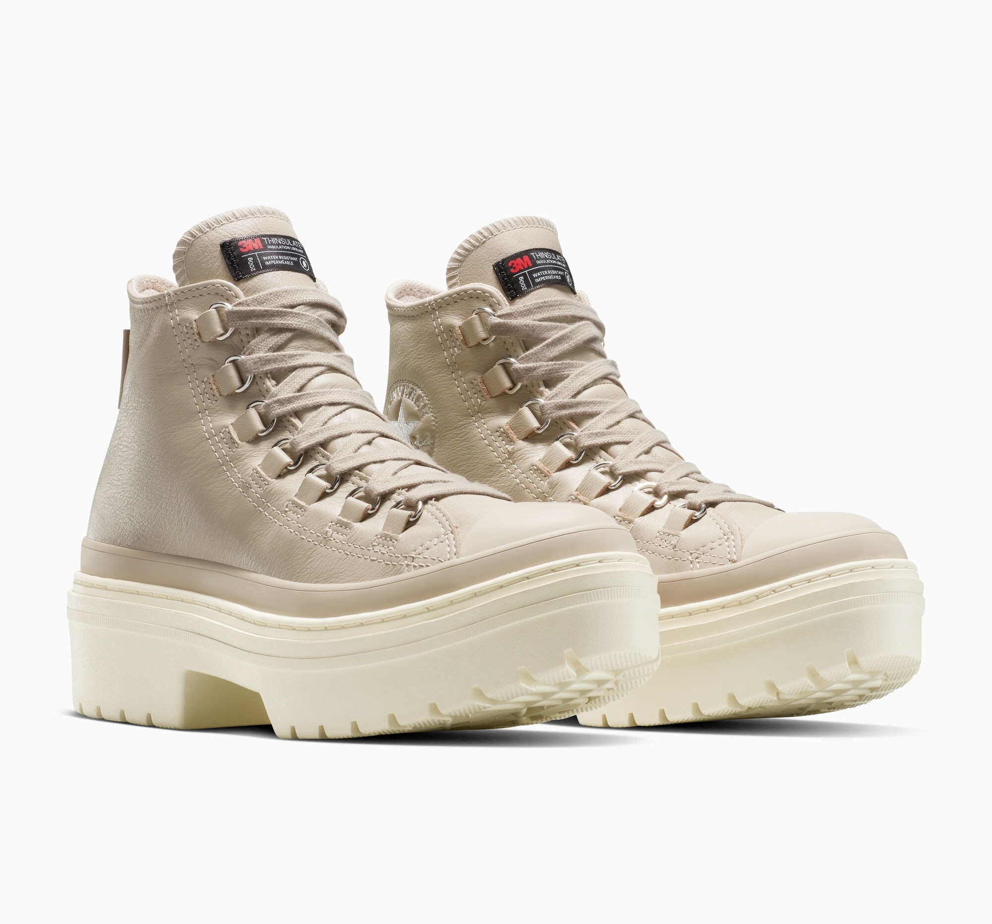 Sneakerboots CONVERSE "HYBRID CAMO CHUCK 70", Damen, Gr. 35, papyrus, papyrus, egret, Textil, Schuhe Sneakerboots