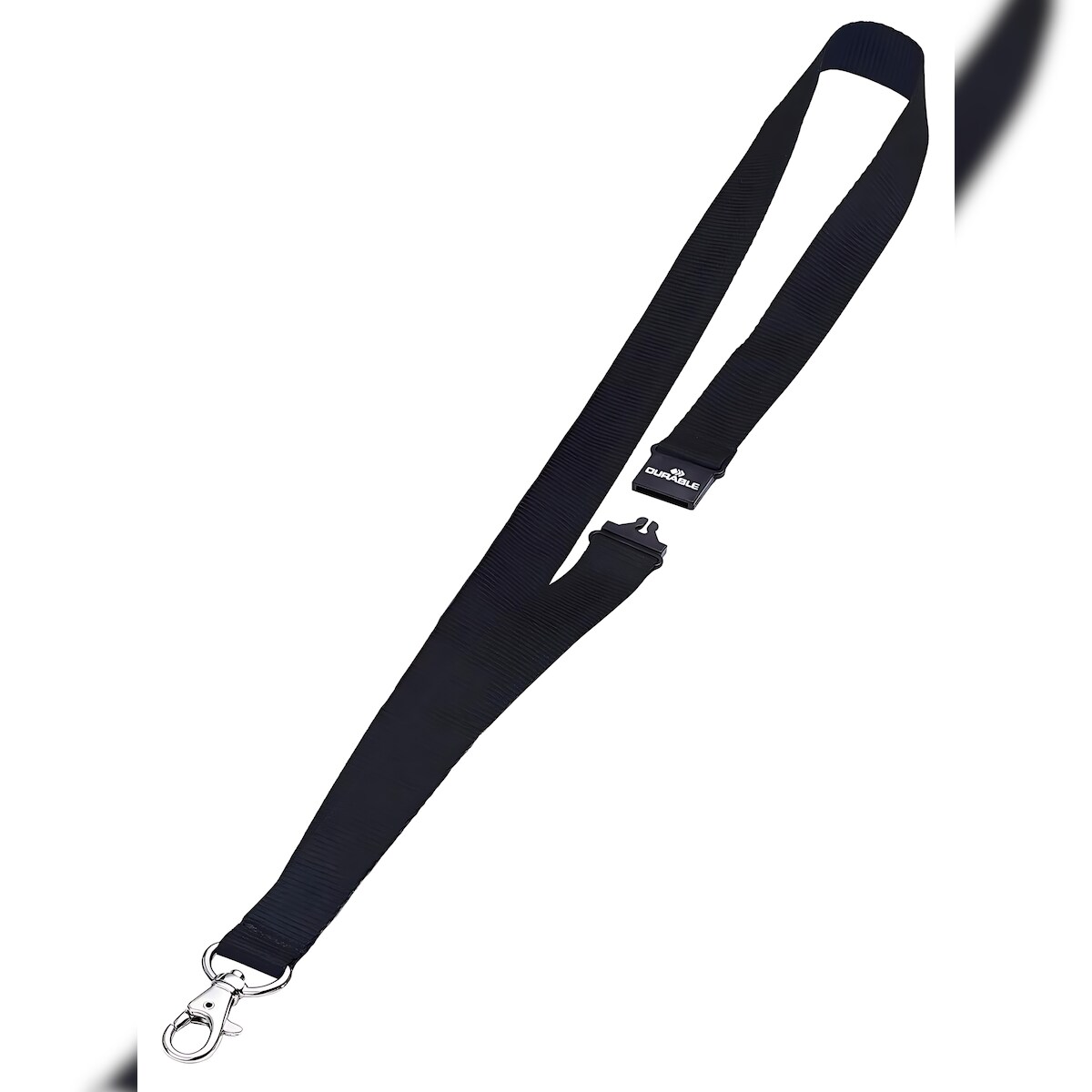 Durable Textilband sw Einzelverpackung 20mm breit mit Karabinerhaken Image