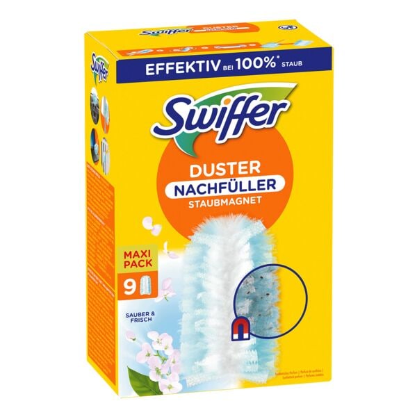 Swiffer 9er-Pack Nachfülltücher mit Duft für Duster Staubmagnet Image