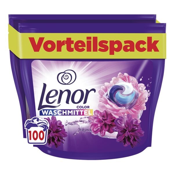 Lenor Colorwaschmittel All-in-1 Pods »Amethyst Blütentraum « 100 WL weiß Image
