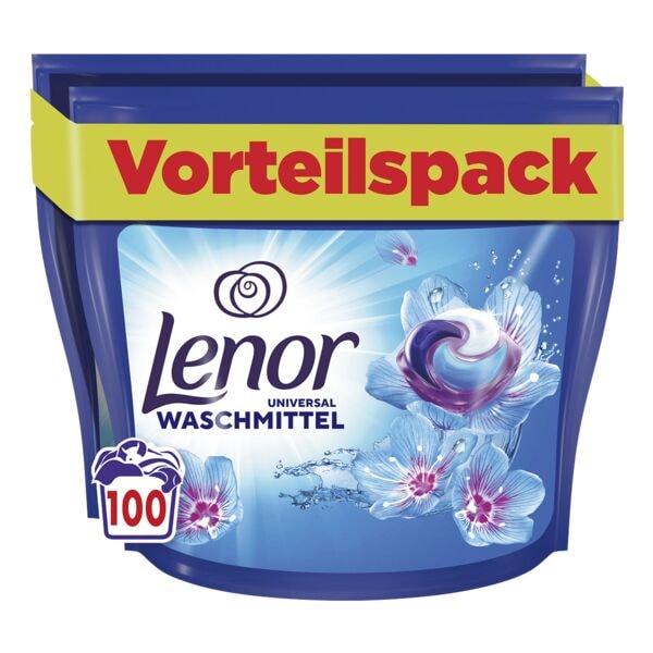 Lenor Vollwaschmittel All-in-1 Pods »Aprilfrisch« 100 WL weiß Image