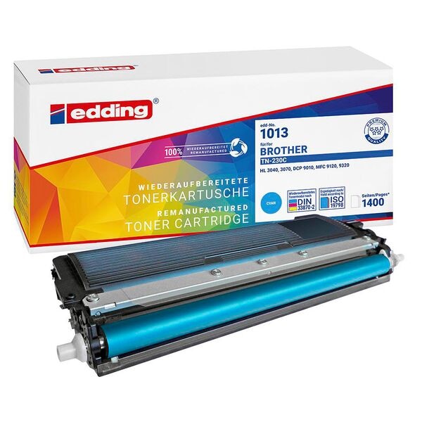 Edding Toner ersetzt Brother »TN-230C« 18-1013 cyan Image