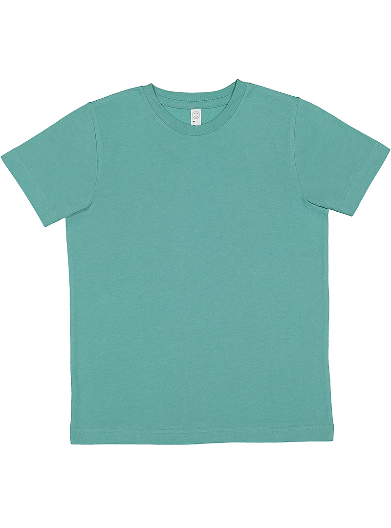 LAT 6101 Youth Fine Jersey T Shirt in Vintage Saltwater size XL | Ringspun Cotton LA6101
