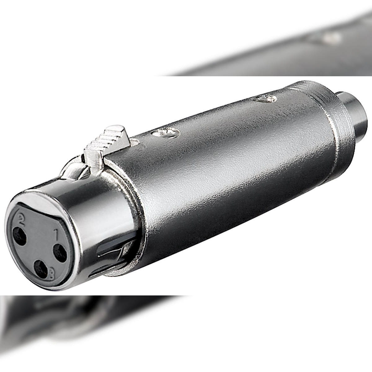 Goobay 27457 XLR Adapter, Cinch Buchse zu XLR Buchse - XLR-Buchse (3-Pin) > Cinch-Buchse Image