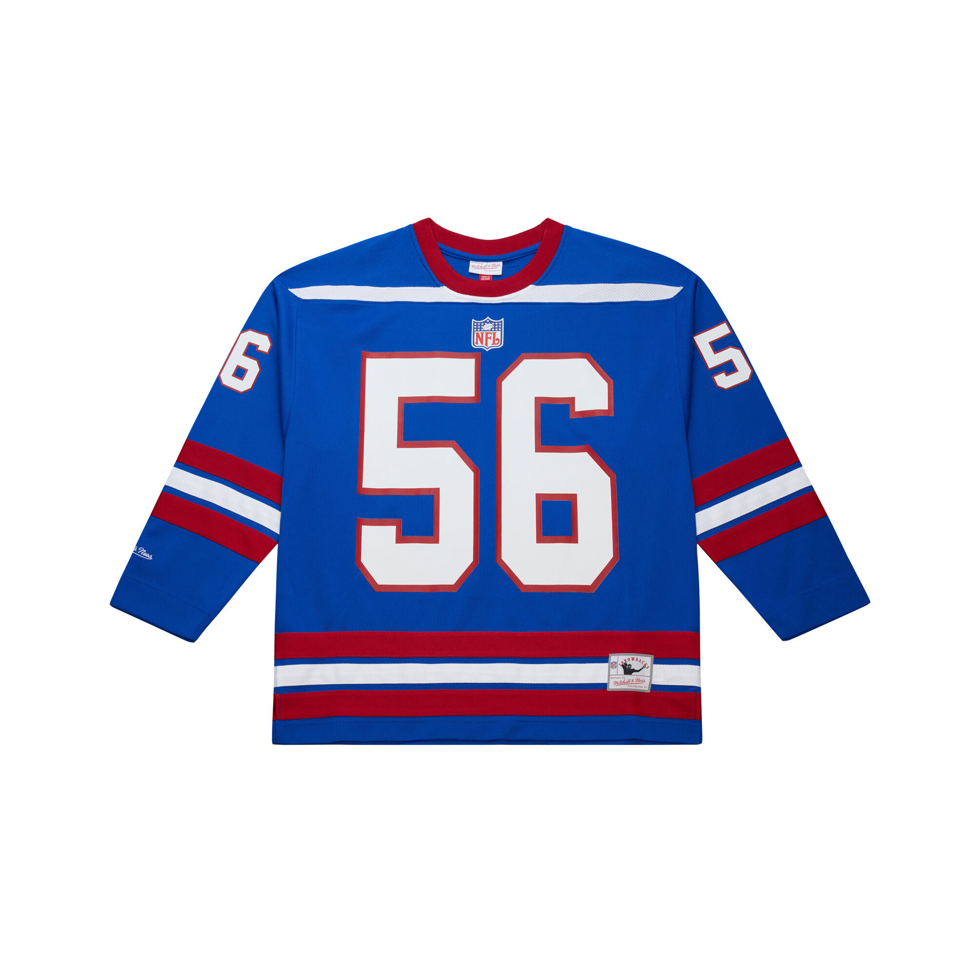 Herren Mitchell & Ness Lawrence Taylor Royal New York Giants Maxxed Out Fashion Hockey-Trikot Image