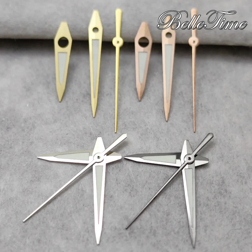 NH35 NH36 Hands C3 Green Luminous Silver/Gun/Rose Gold/Gold Watches Pointers For NH35/NH36/4R/7S Movement Watches Pointers