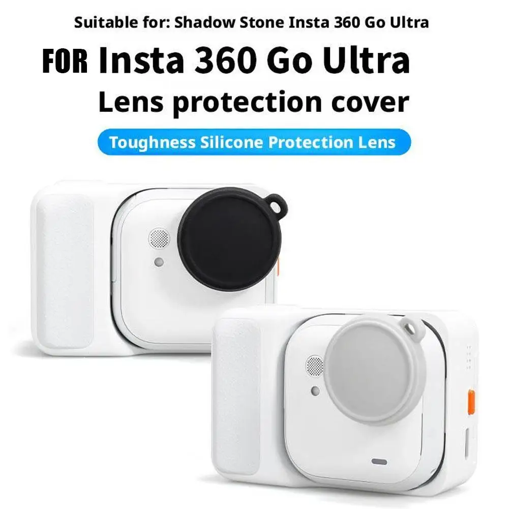 3 Stück Objektivschutzhülle für Insta 360 Go Ultra, kratzfest, staubdicht, weiche Silikon-Objektivschutzkappe ﻿ Kamerazubehör Image