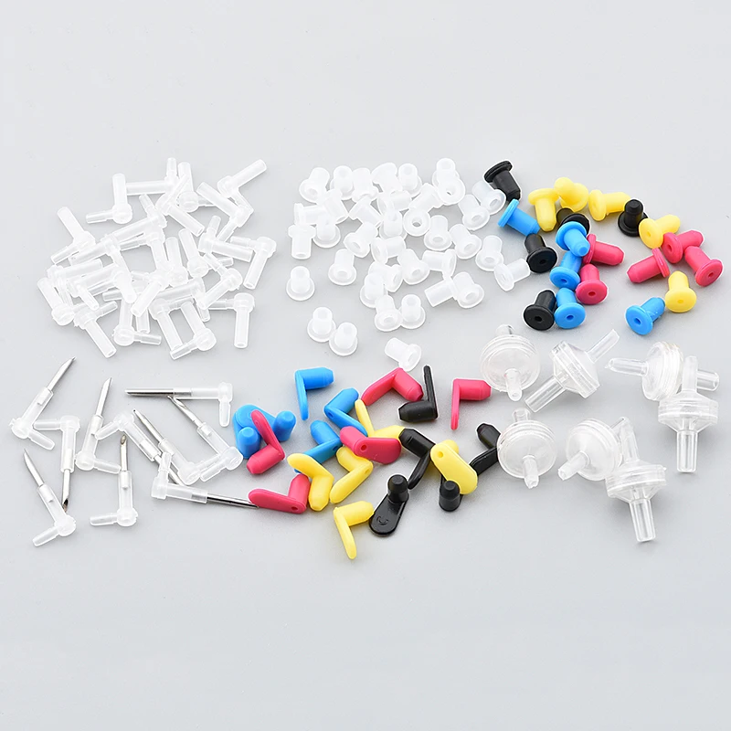 DIY Umrüstwerkzeug CISS Tintenpatrone Festes Druckerzubehör Gummidichtung Silikonstopfen für Tintenpatrone Gummistopfen Image