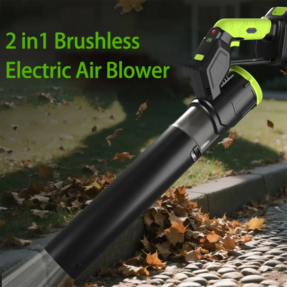 Bürstenloser Laubbläser, kompatibel mit Makita Handheld-Turbo Jet mit variabler Geschwindigkeit, leistungsstarke elektrische Turbogebläse zum Reinigen Image