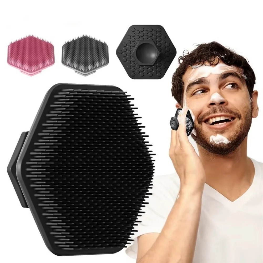 Männer Gesicht Reinigung Pinsel Gesicht Tiefen Sauber Massage Gesicht Peeling Pinsel Gesicht Reiniger Mitesser Entferner Tiefen Sauber Tragbare Schönheit Werkzeuge Image