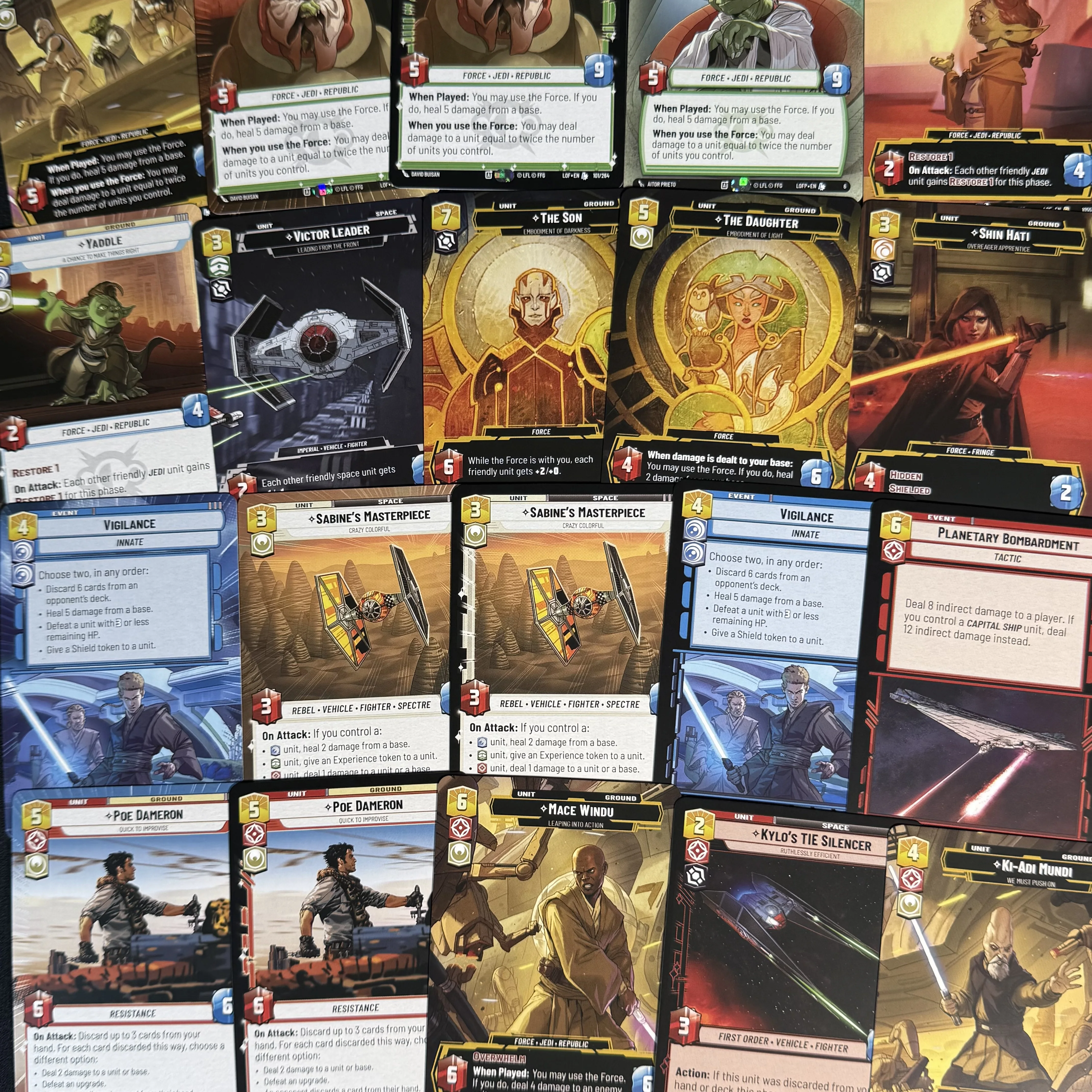 SWUDB Proxy Cards Normale Karten Star Wars Unlimited SOR JTL SHD P25 Collector's Edition Kartensammlung SWU Normal 4 Image