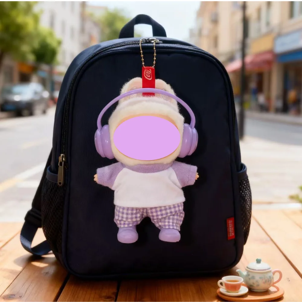 LA BUBU 17cm Puppenkostüm (ohne Puppe) LA BUBU Kostüm, LA BUBU lila Sweatshirt-Set, LA BUBU Zubehör, LA BUBU Schuhe, Anzug