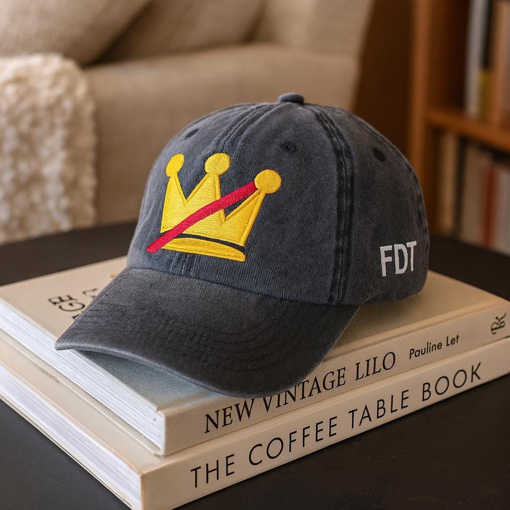 "Cappello \"No Kings in America\", cappello anti-Trump ricamato, berretto di protesta politica, cappello anti-MAGA, cappello \"No Kings\" con corona, berre"