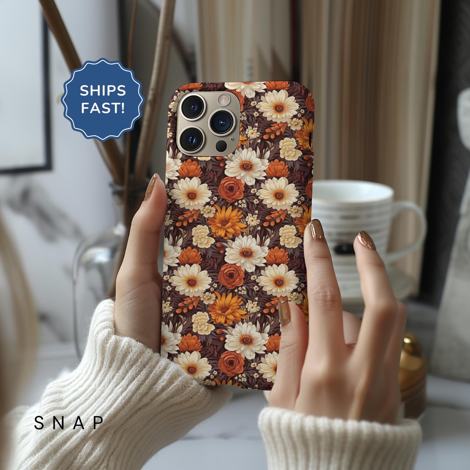 Custodia per telefono con motivo floreale autunnale Custodia per iPhone 17 Pro Custodia MagSafe per iPhone Custodia per iPhone 17 Custodia per iPhone