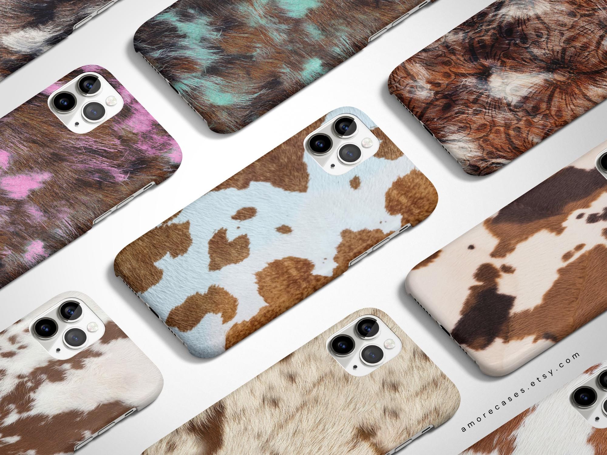 Custodia in pelle di mucca per iPhone 17, custodia per telefono MagSafe, custodia per iPhone 17 Pro, custodia per telefono Western, custodia regalo Ma