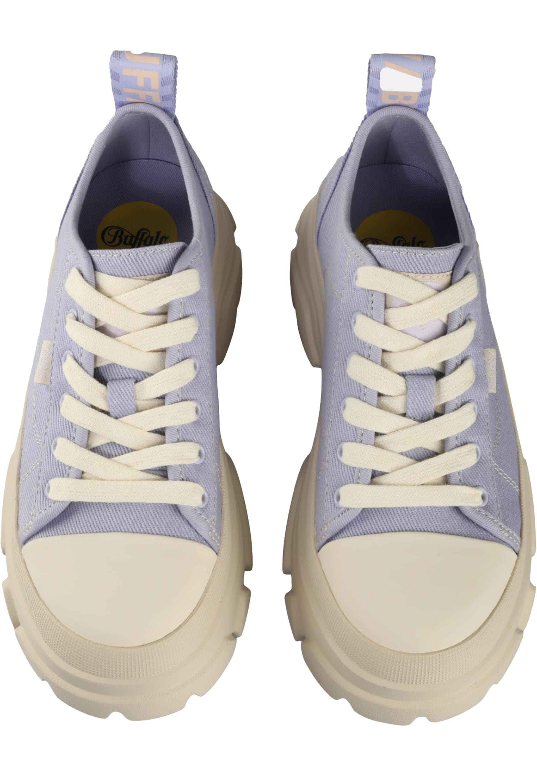 Trainingsschuh BUFFALO "Buffalo CADE LACE UP LO", Damen, Gr. 36, lavender, unifarben, Schuhe