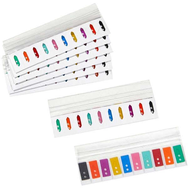 BOI 10-teilige Signalleiste Reiterleiste 10 Stück weiß Image