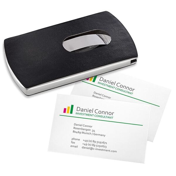 Sigel Visitenkartenetui für 12 Karten, 10.1x6x1.3 cm Image