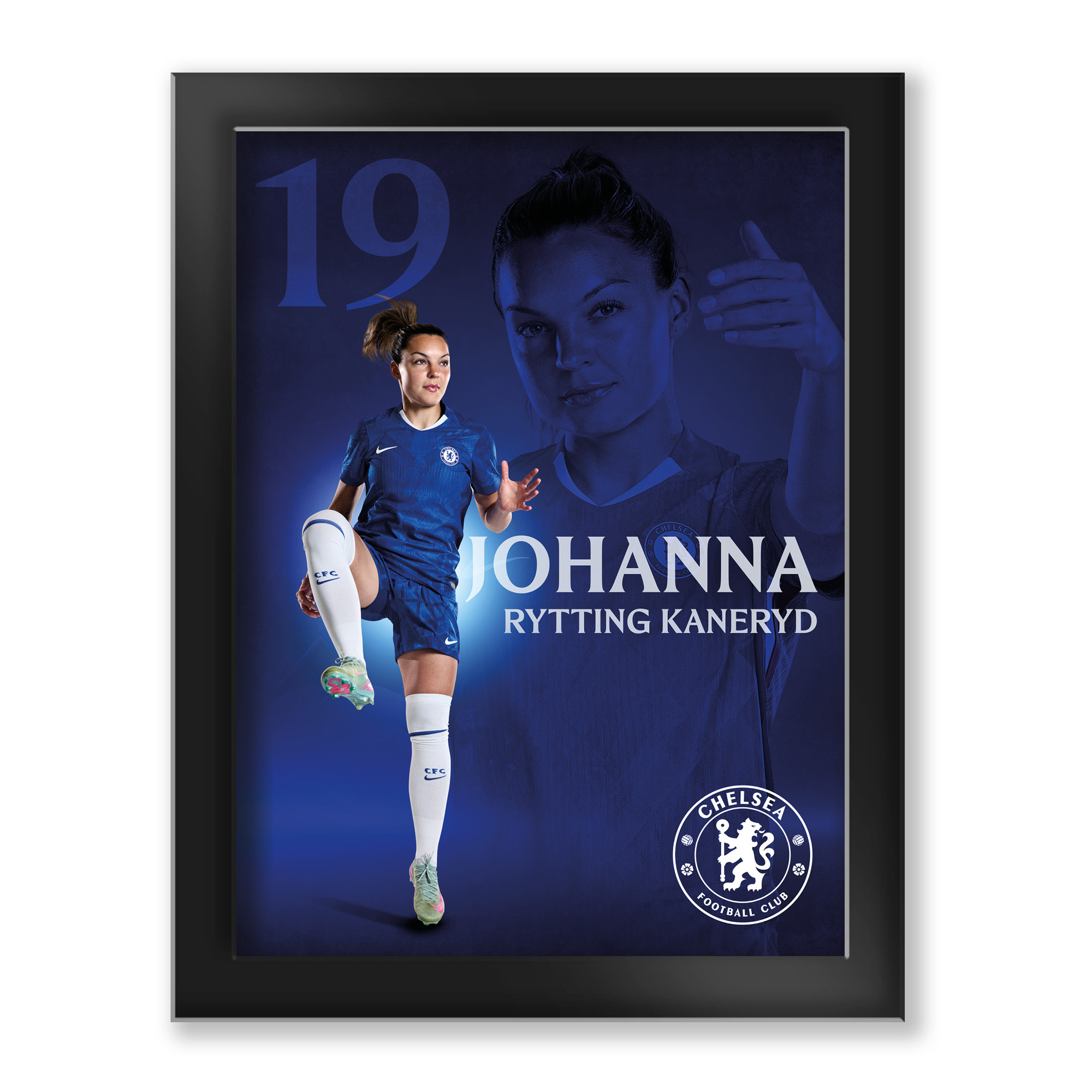 Chelsea Johanna Rytting Kaneryd (2025–26) Gehärteter Glasrahmen (6 x 8) Image