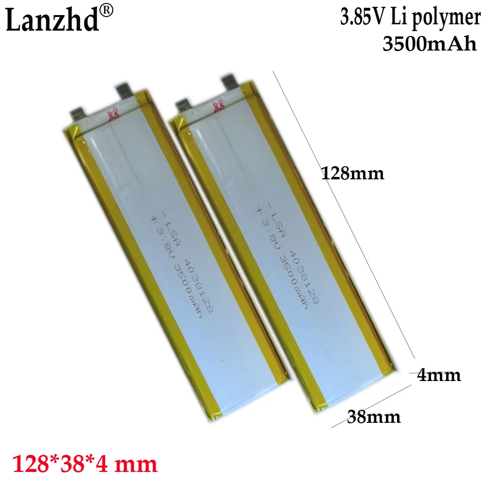 4.35V Li lithium battery 3500mAh high voltage For built-in laptop fast charging source tablet laptop, portable printer 4038128