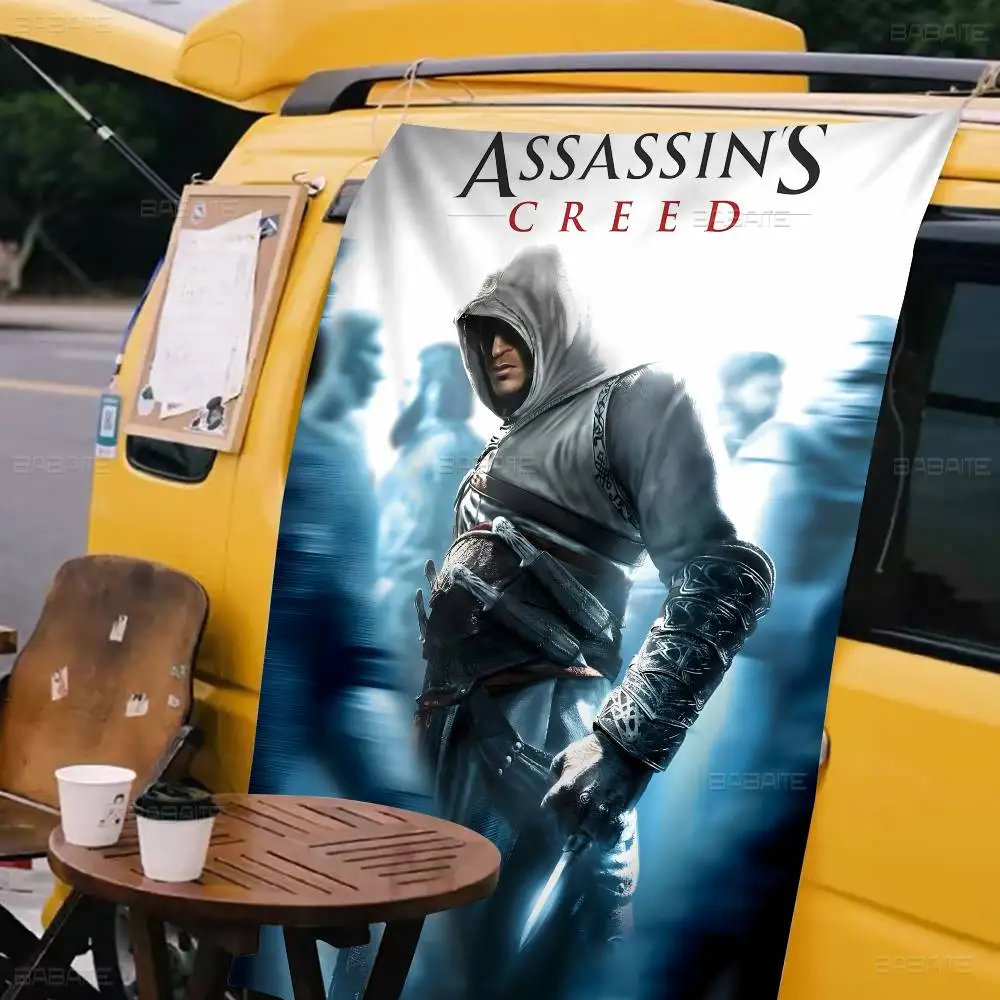 Spiel A-Assassin-S-Creed Classice Cartoon Flagge Kunst Science Fiction Zimmer Home Decor Wandbehang Home Decor Banner Image