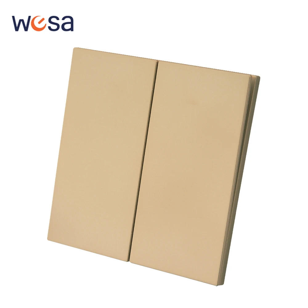 Skin Sensation-Taste, Lichtschalter, AC 2 Gang, 1 Weg, Ein/Aus, Wandwippschalter, flammhemmendes Spray, Kunststoffplatte, EU-Standard Image