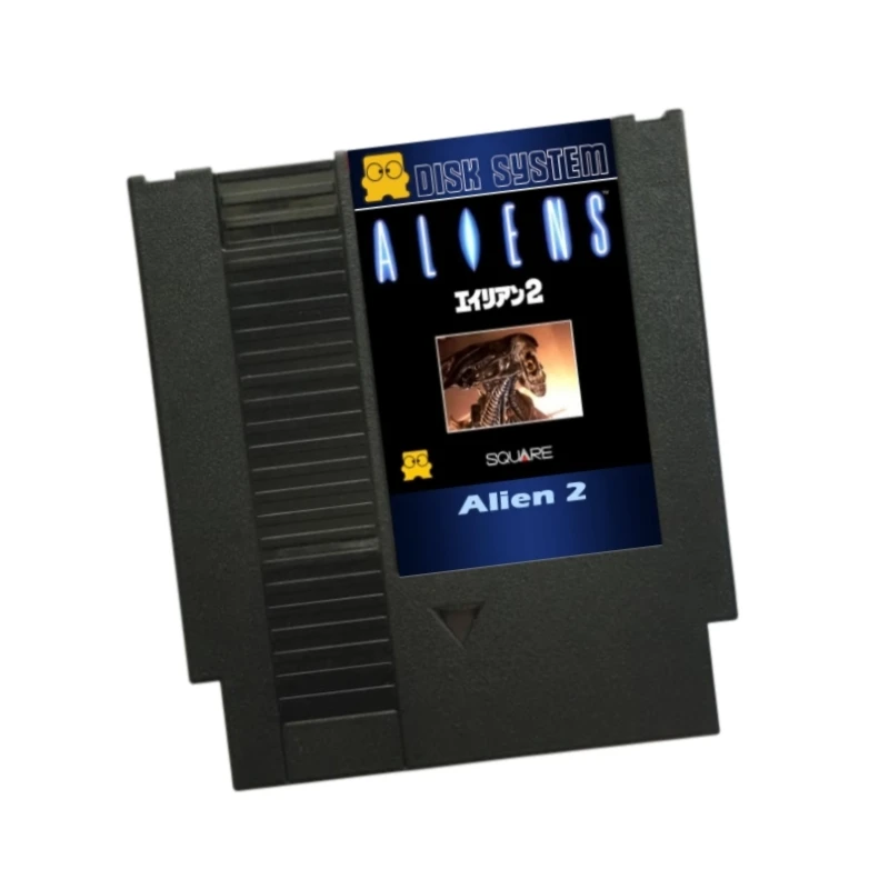 Alien 2 ( FDS Emulated ) 60 Pins / 72Pins Retro Game Cartridge for FC / NES Console 8 Bit Video Game Card